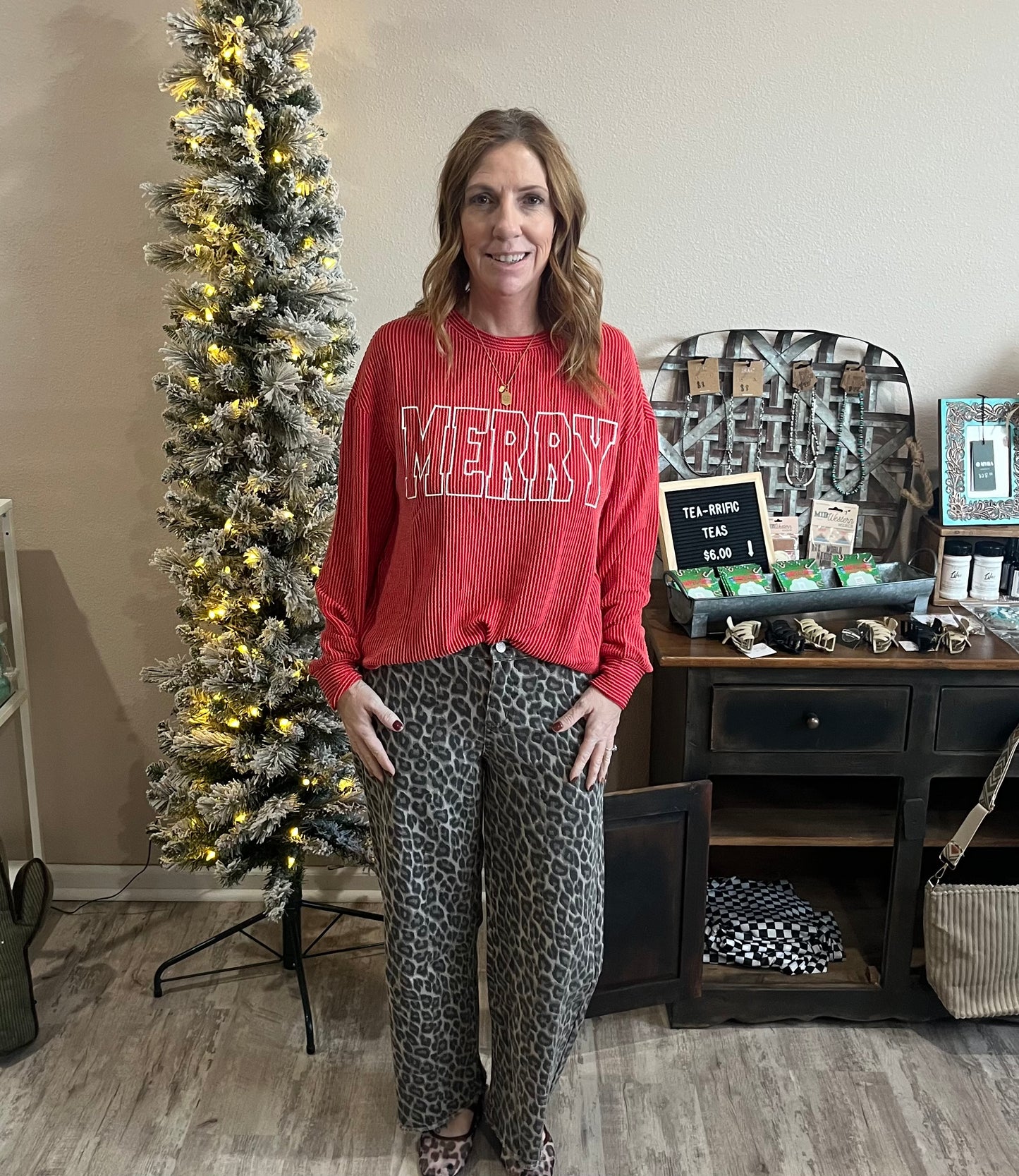 Twisted Rib Merry Top