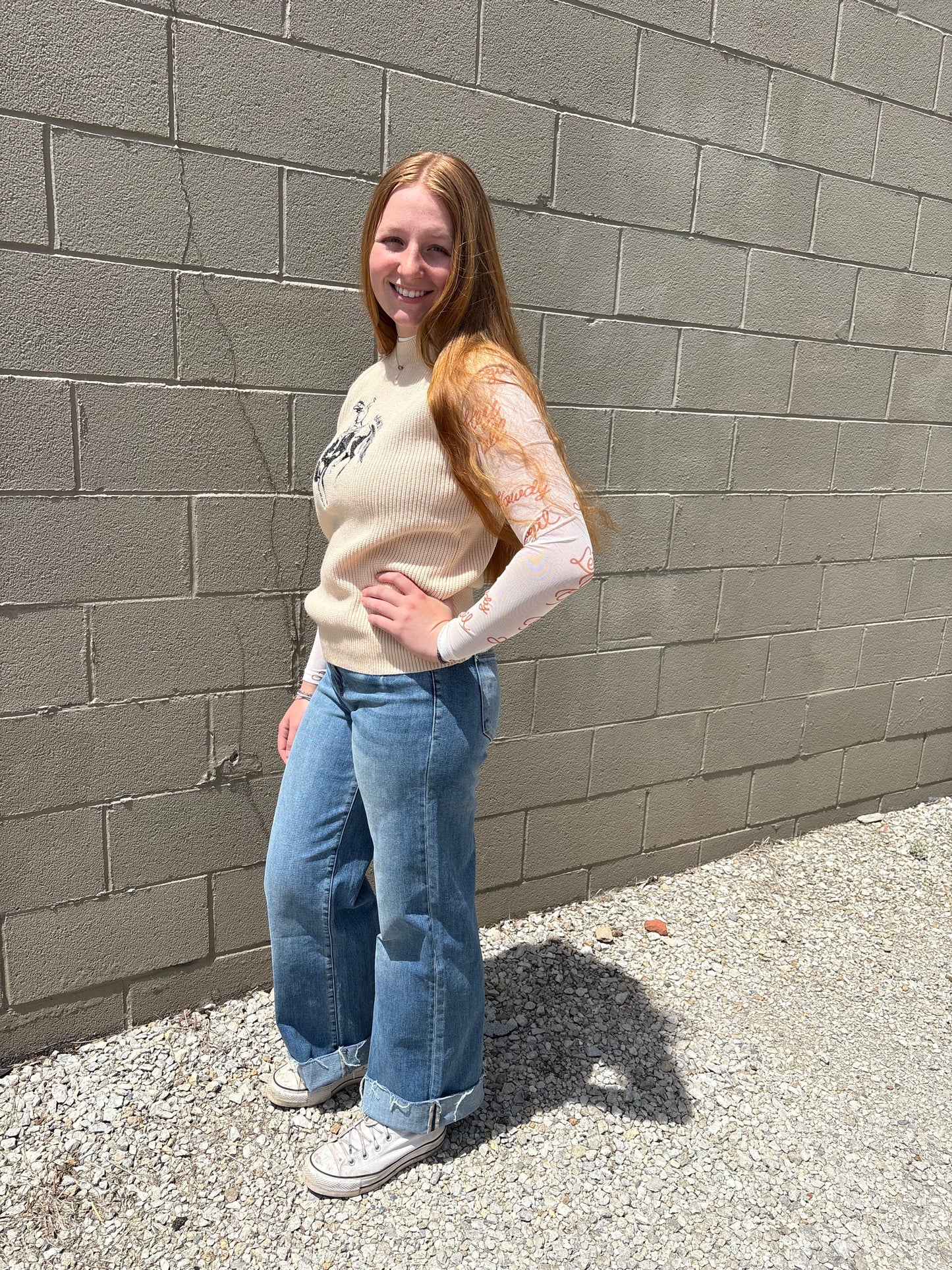 Buckin’ Bronc Sweatervest