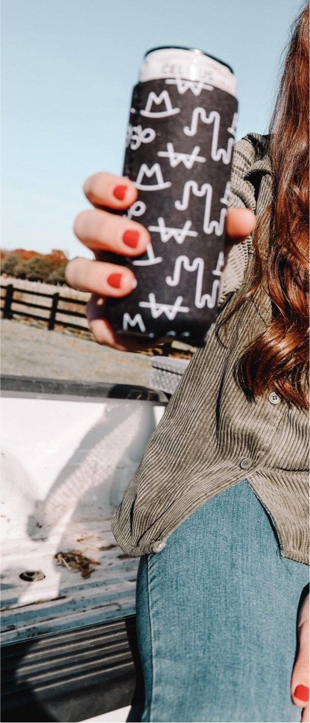 Black Brandin' Tall Coozie 2-Pack