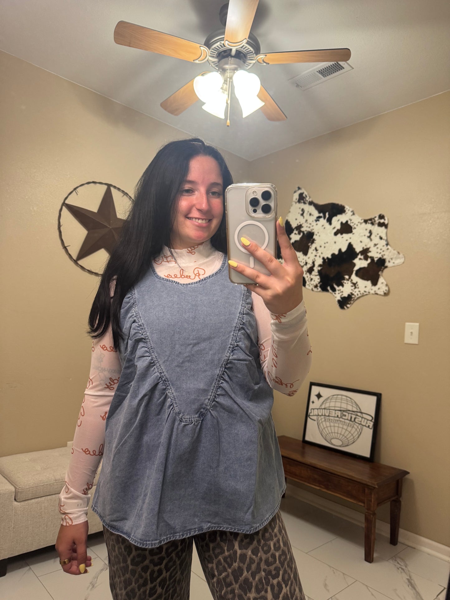 The Blue Jean Beauty Tank