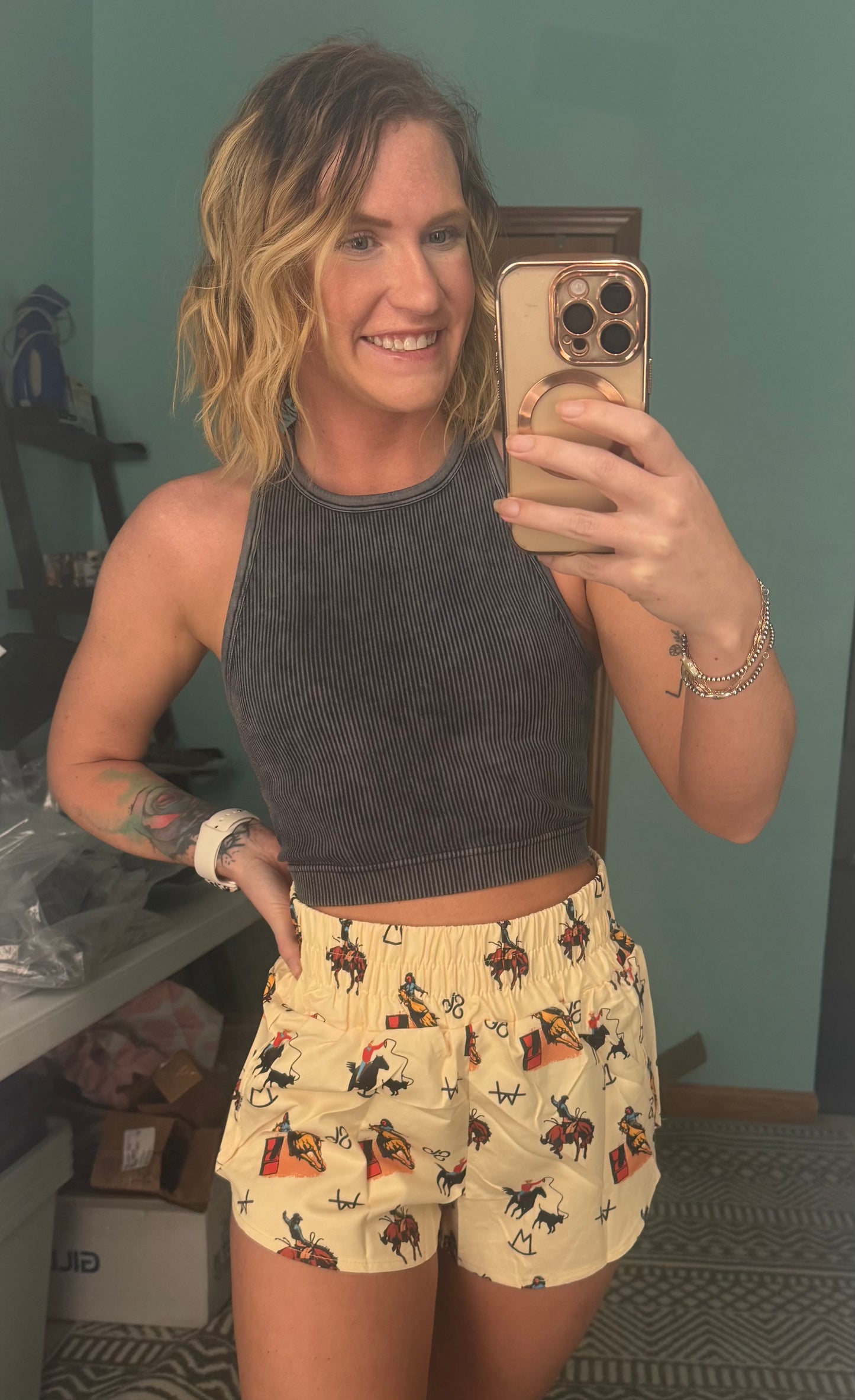 Vintage Cowboy Shorts