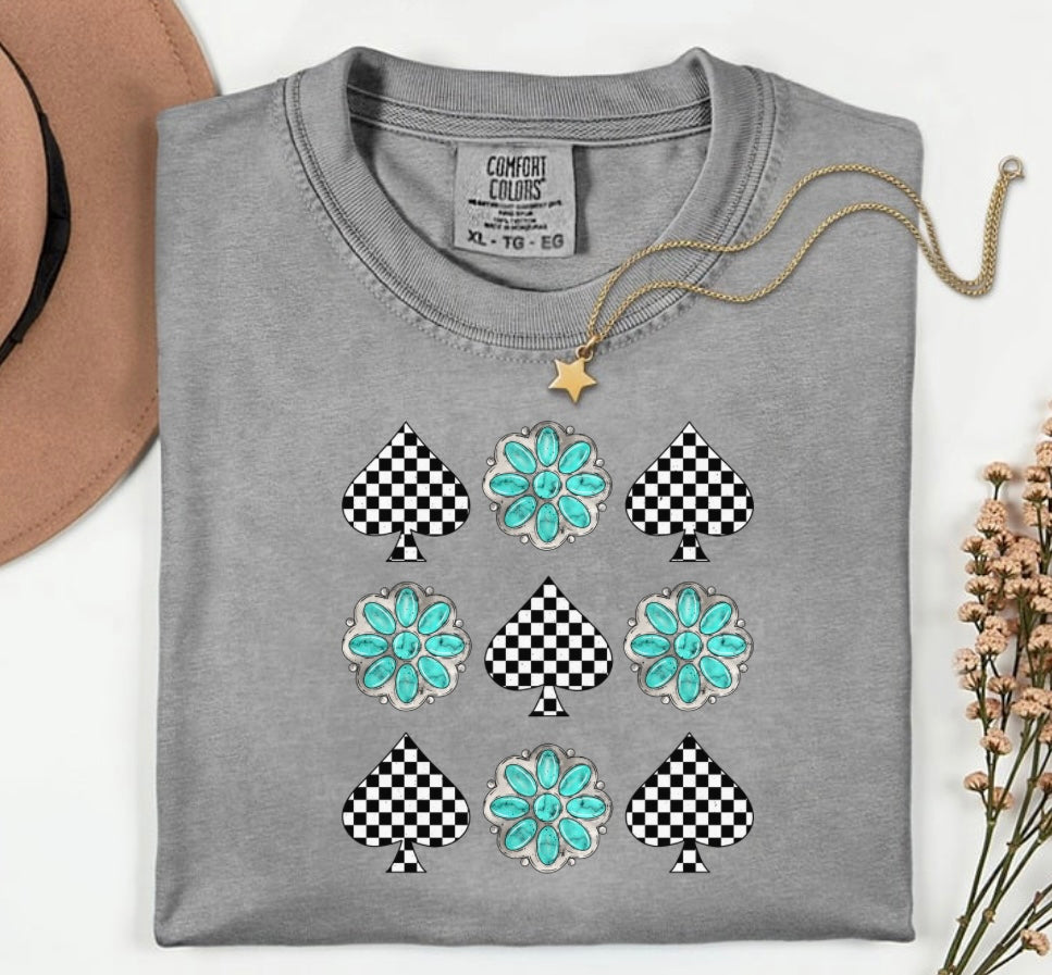 Checkered Jewels Tshirt