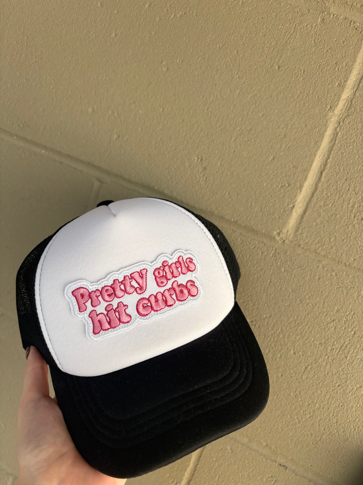 Pretty Girls Hit Curbs Trucker Hat