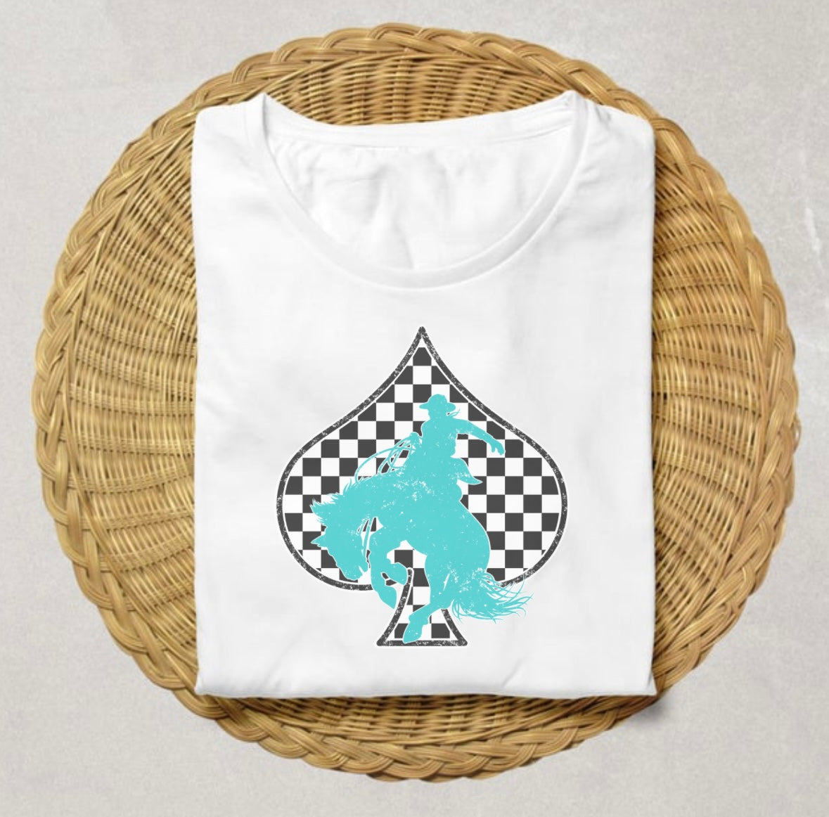 Bucking’ Check T-Shirt