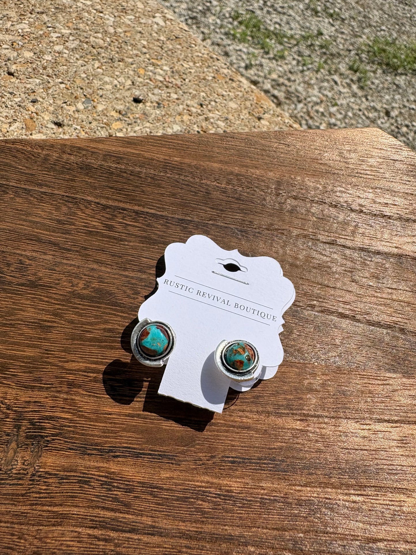 Roundabout Gem Studs