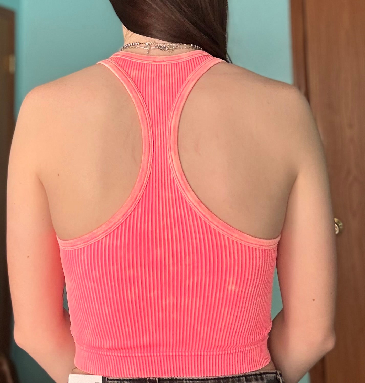 Stone Washed Crop Top