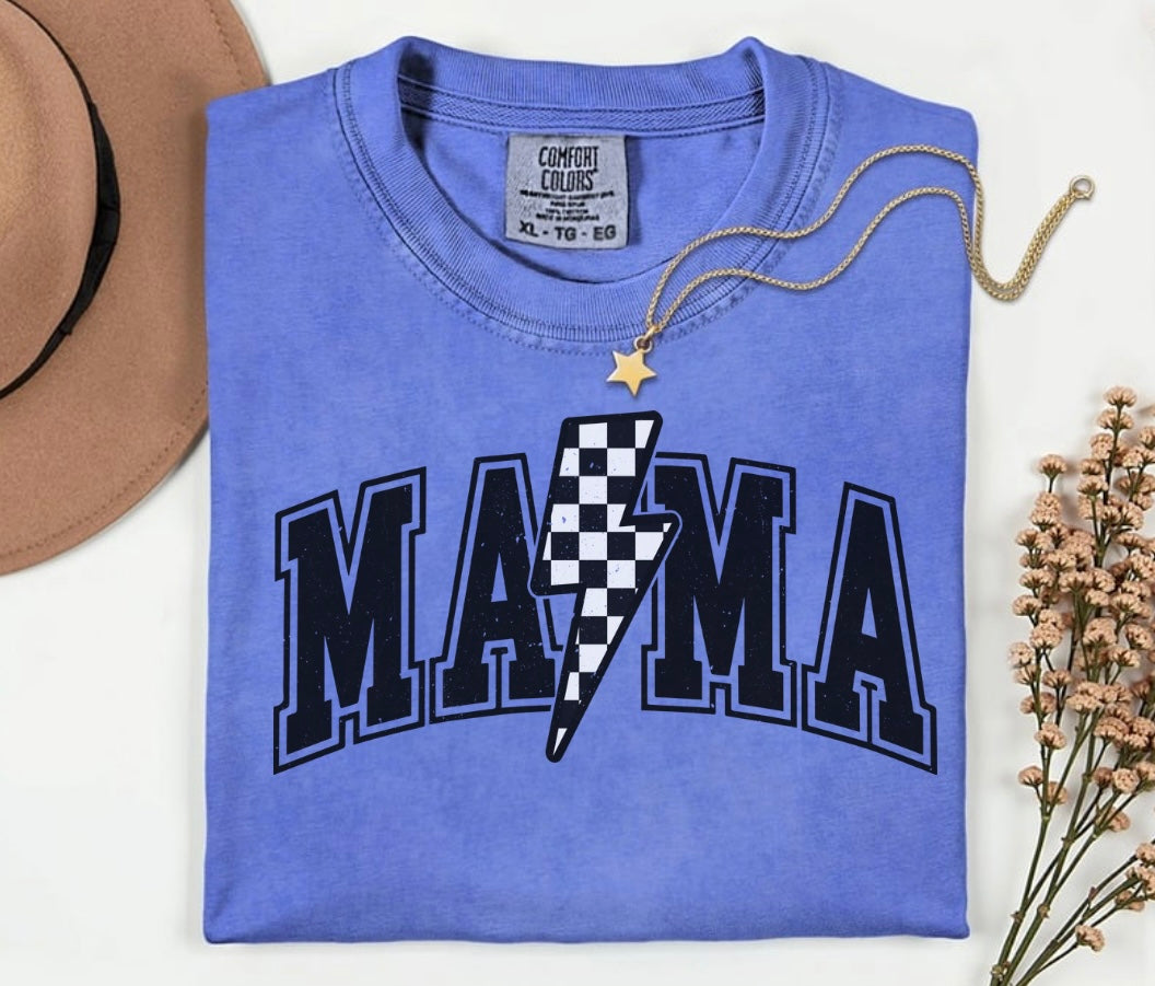 MAMA Checkered Tshirt
