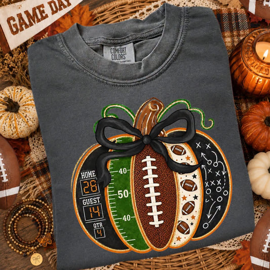Football Season Pumpkin - Made to Order