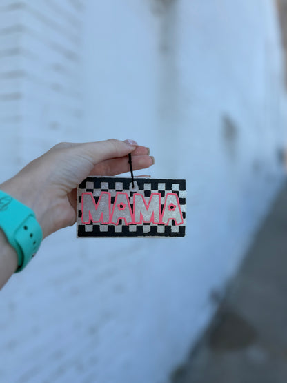 Checkered Mama Freshie