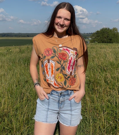 The Boots & Blooms Tank