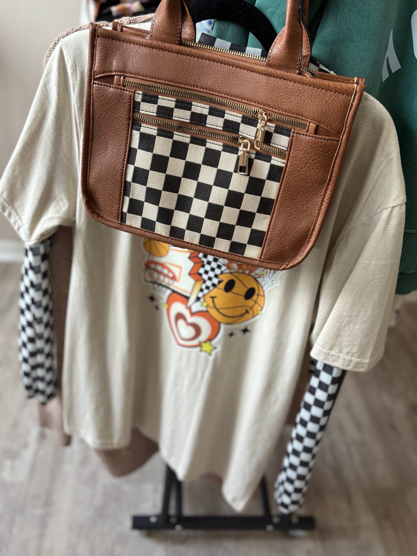 Cowgirl Checkered Bag
