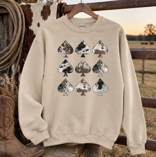 Cowhide & Cards - Made to Order