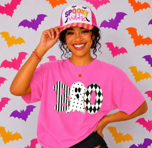 Pink Boo Tee - Made to Order