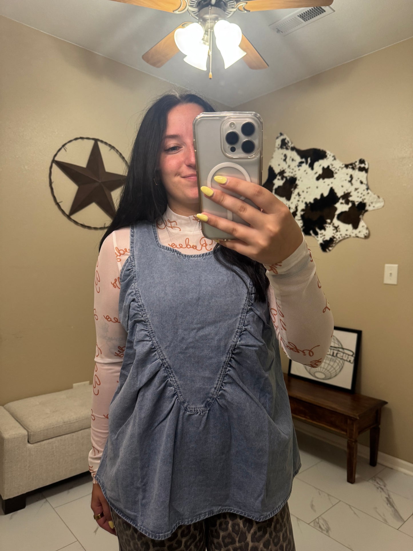 The Blue Jean Beauty Tank