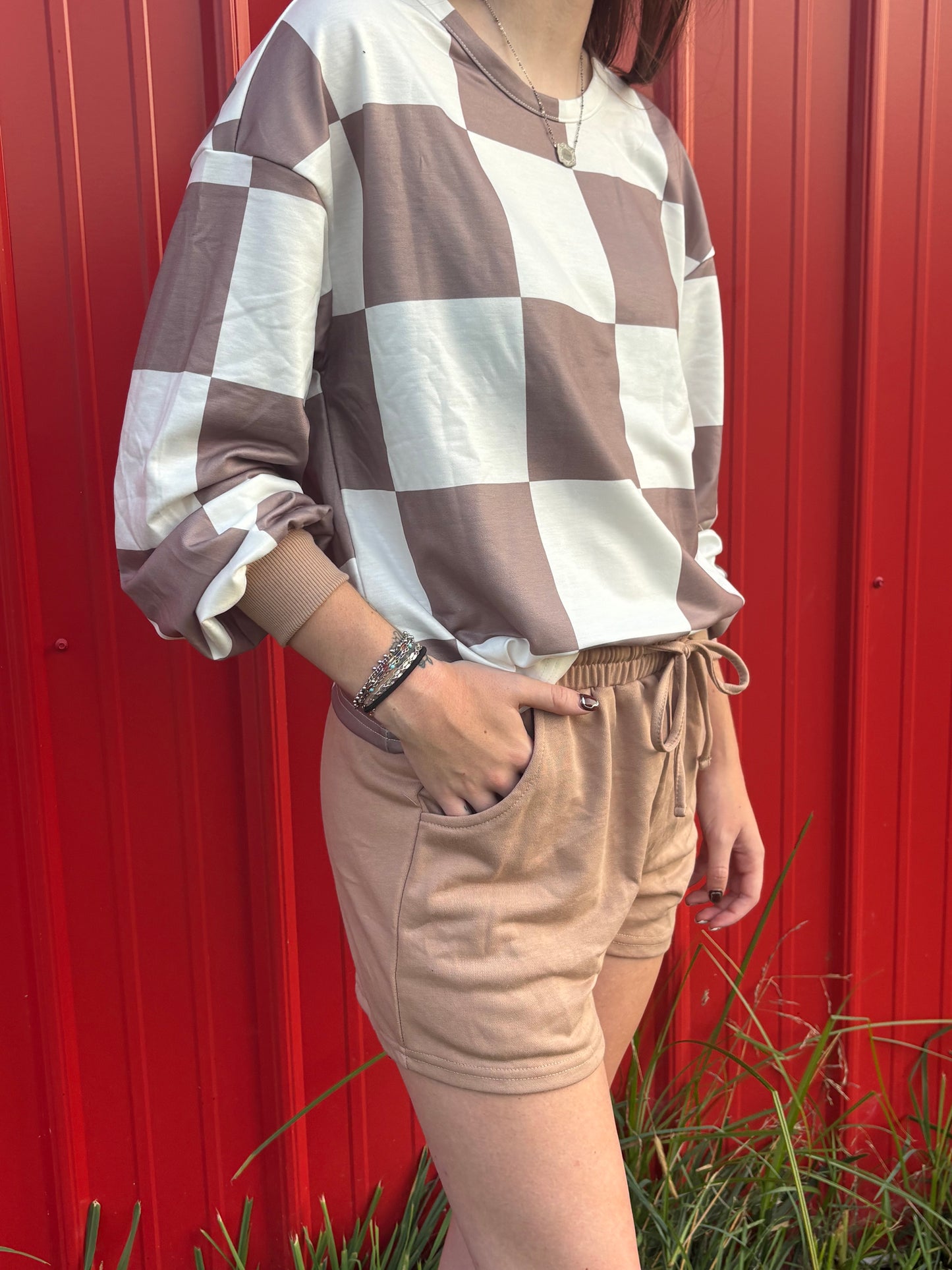 Plaid Lounge Set