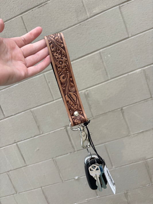 Tampico Trails Key Fob in Honey