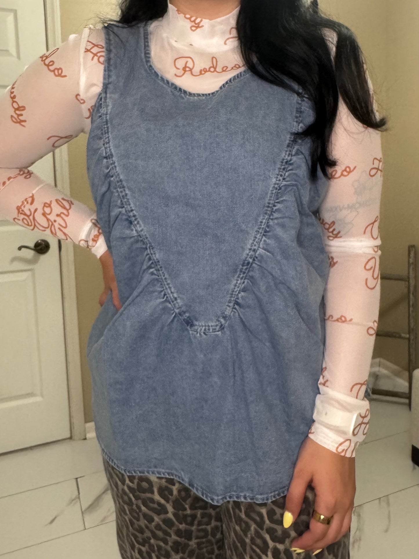 The Blue Jean Beauty Tank
