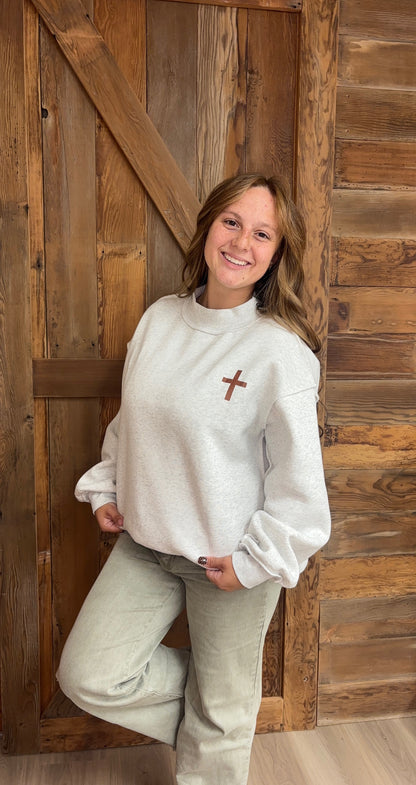 Jesus Saves Reversible Mock Neck