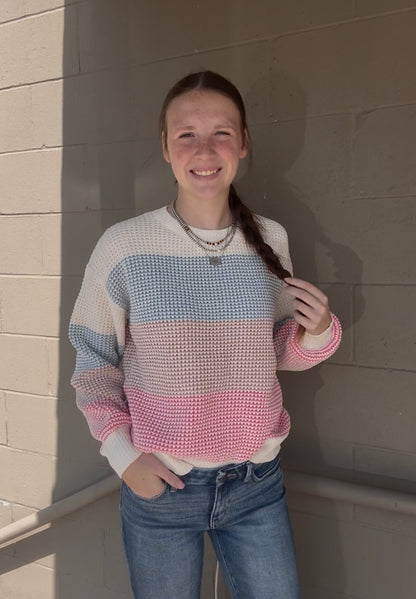 Country Contrast Sweater