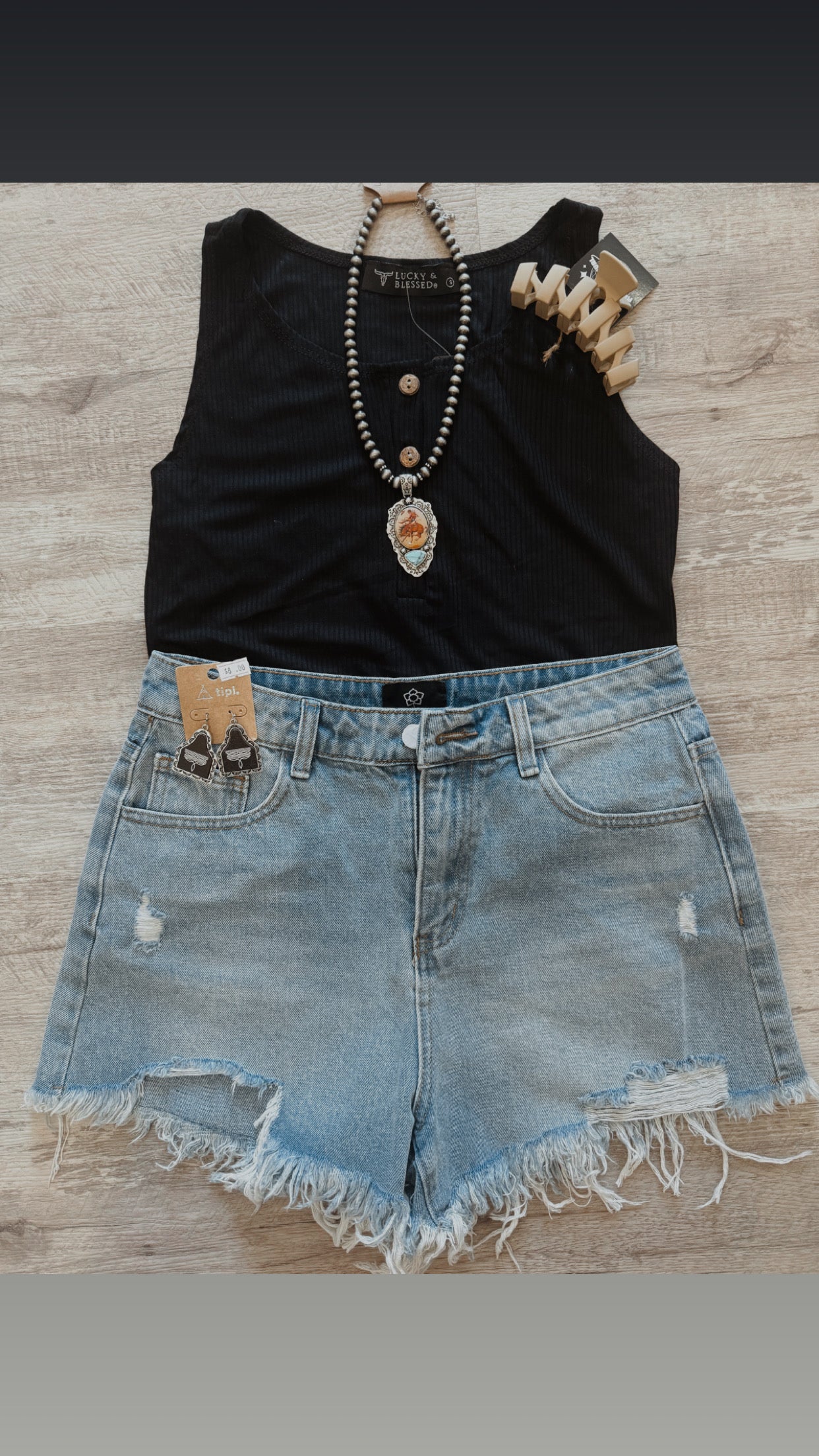 Outlaw Nights Button Tank