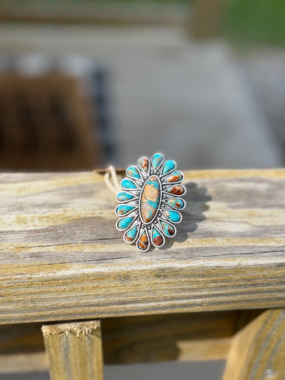 Cowgirl Quartz Adjustable Ring