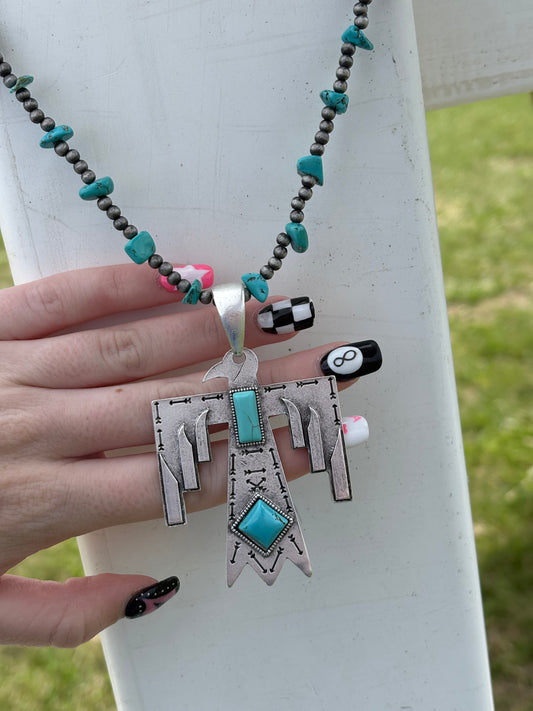 Turquoise Thunderbird