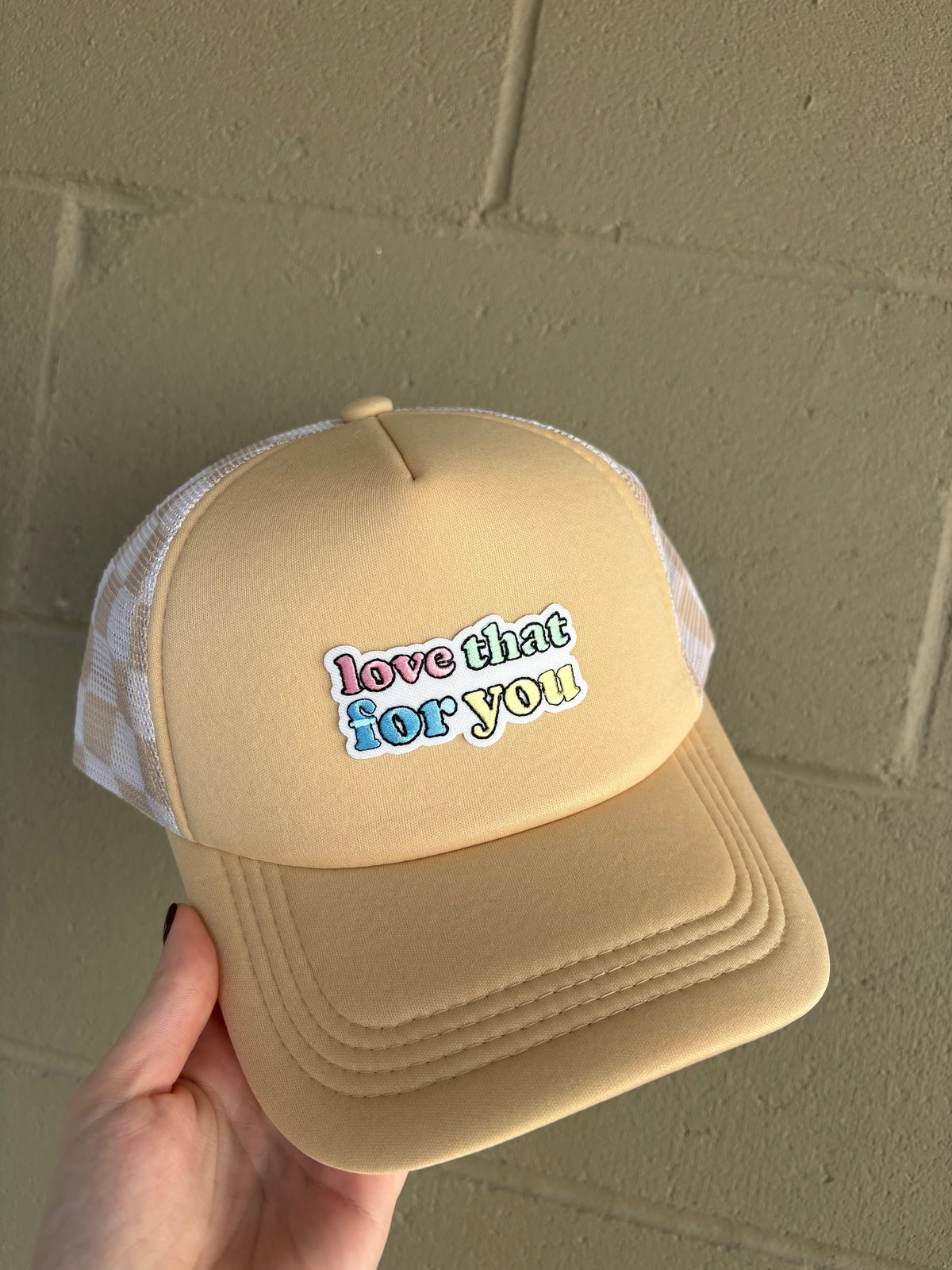 love that for you trucker hat
