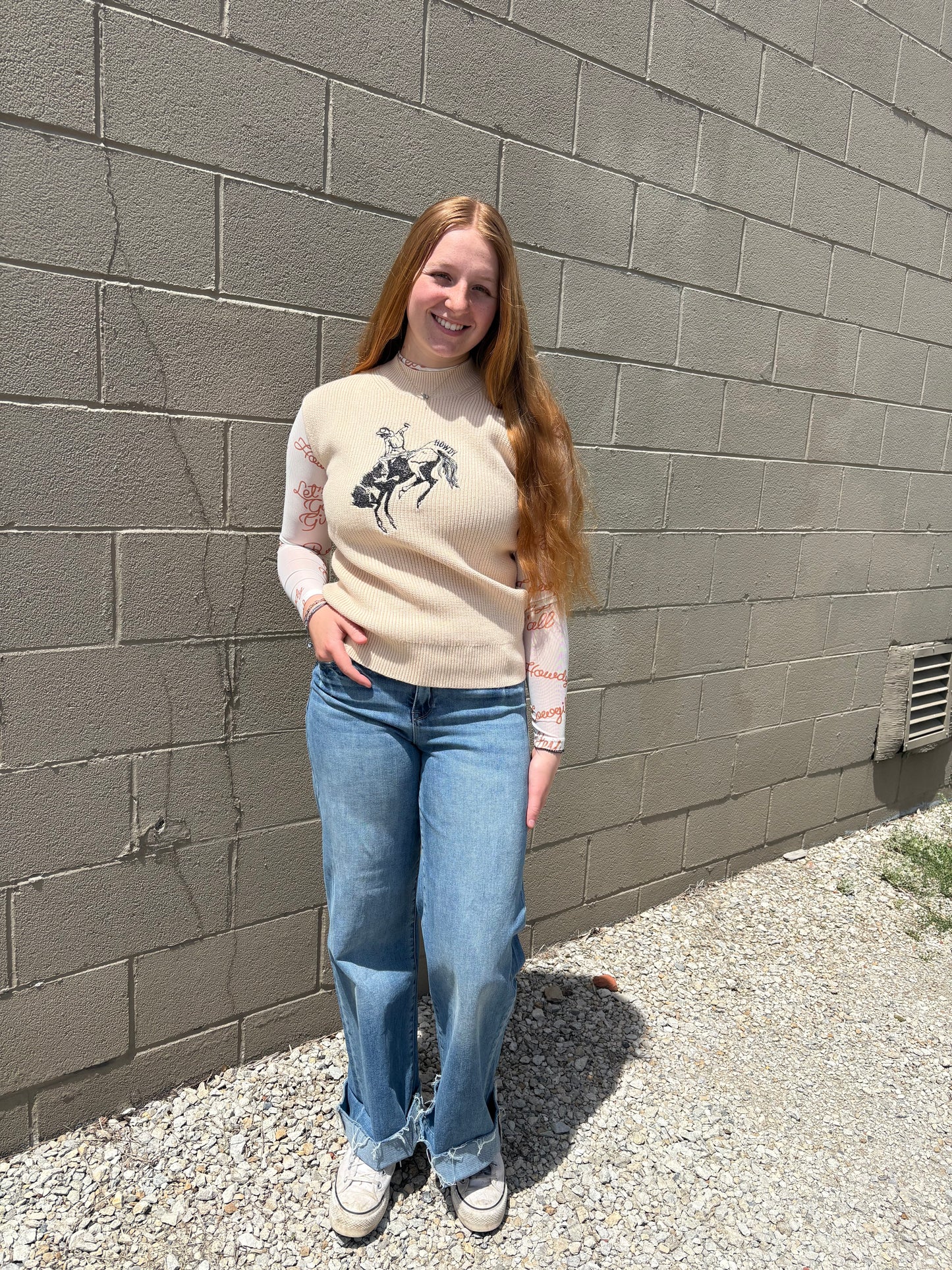 Buckin’ Bronc Sweatervest