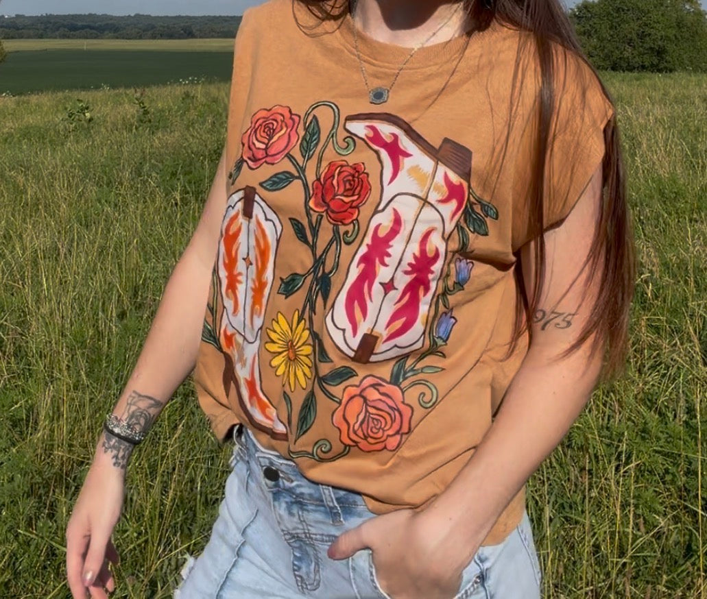 The Boots & Blooms Tank