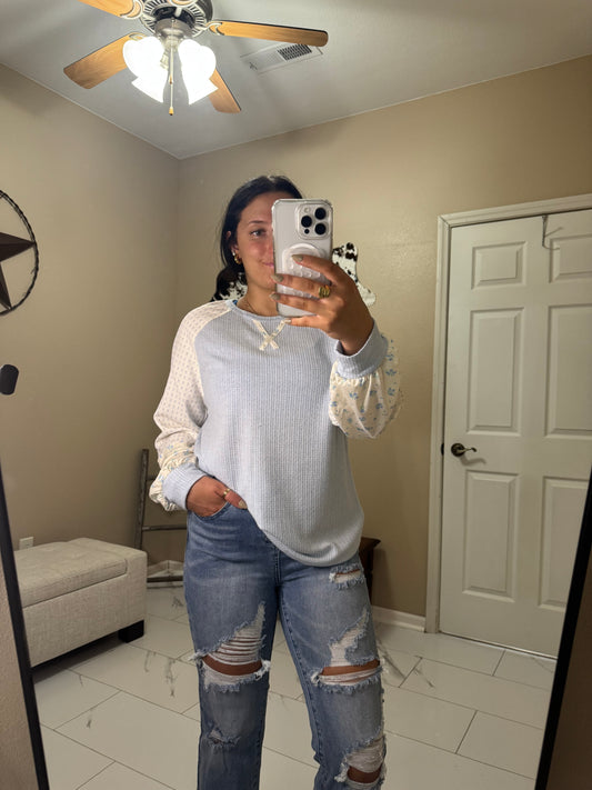 High Plains Floral Knit Sweater