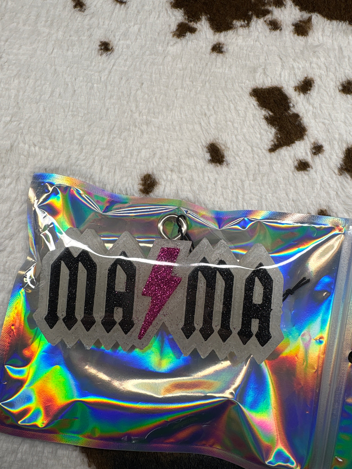 MAMA Pink Bolt Car Freshie