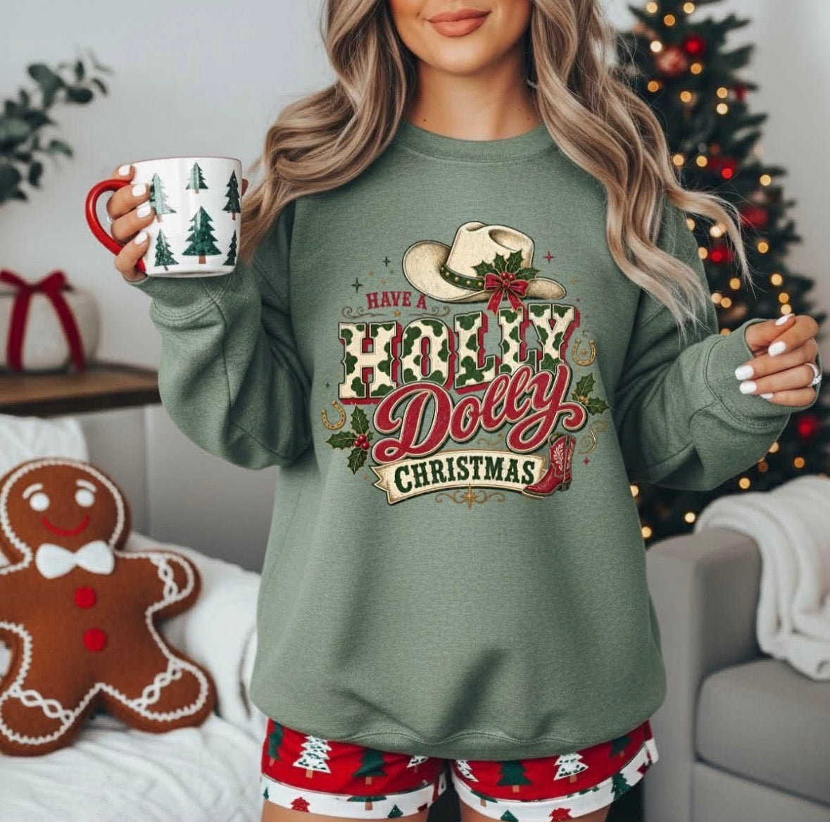 Holly Dolly Crewneck - Made to Order