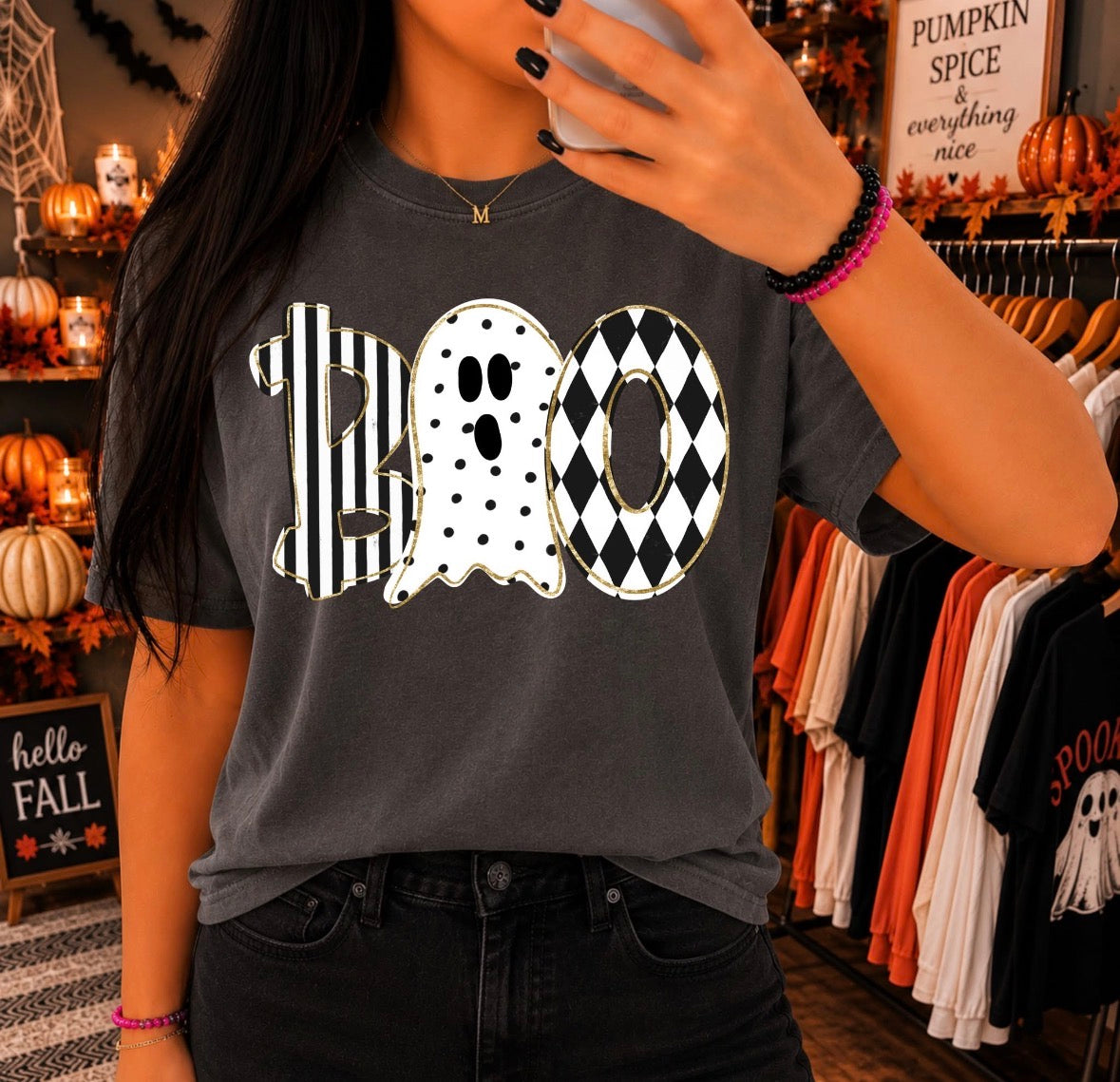 Gray Boo Tee - Made to Order
