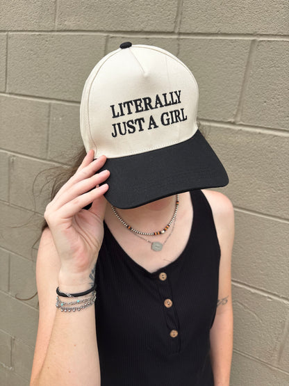 Literally Just A Girl Hat