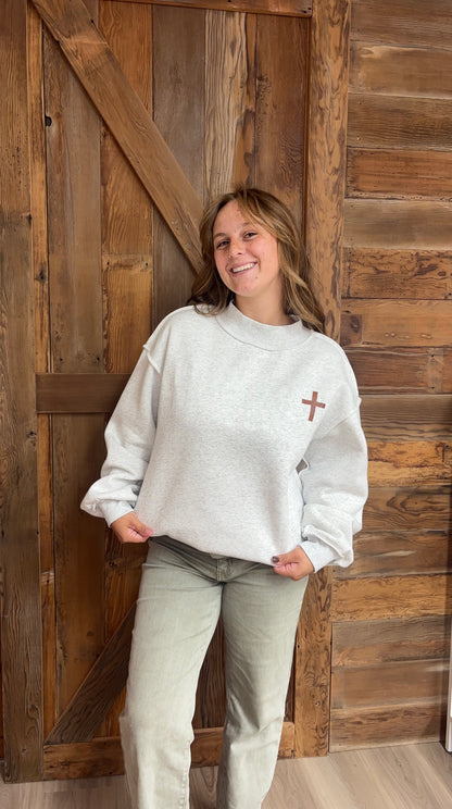 Jesus Saves Reversible Mock Neck