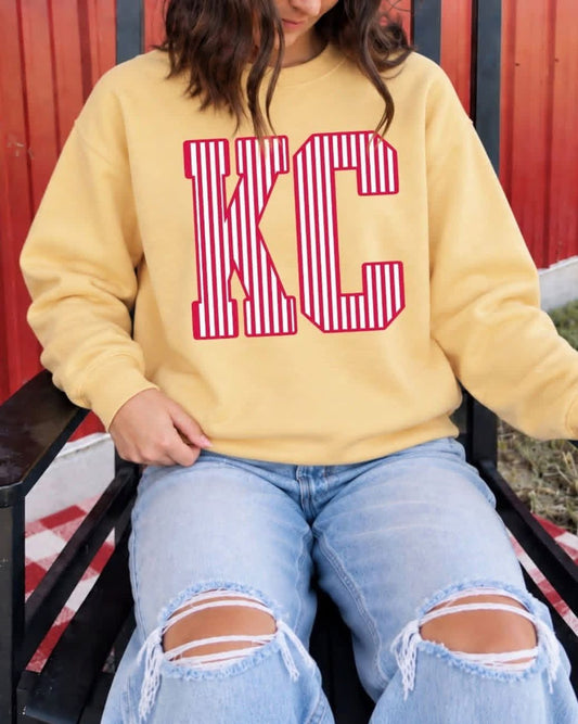 Yellow Striped KC - Made to Order