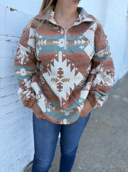 Ropin Rodeo Aztec Sweater
