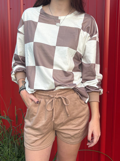 Plaid Lounge Set