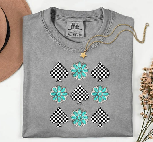 Checkered Jewels Tshirt