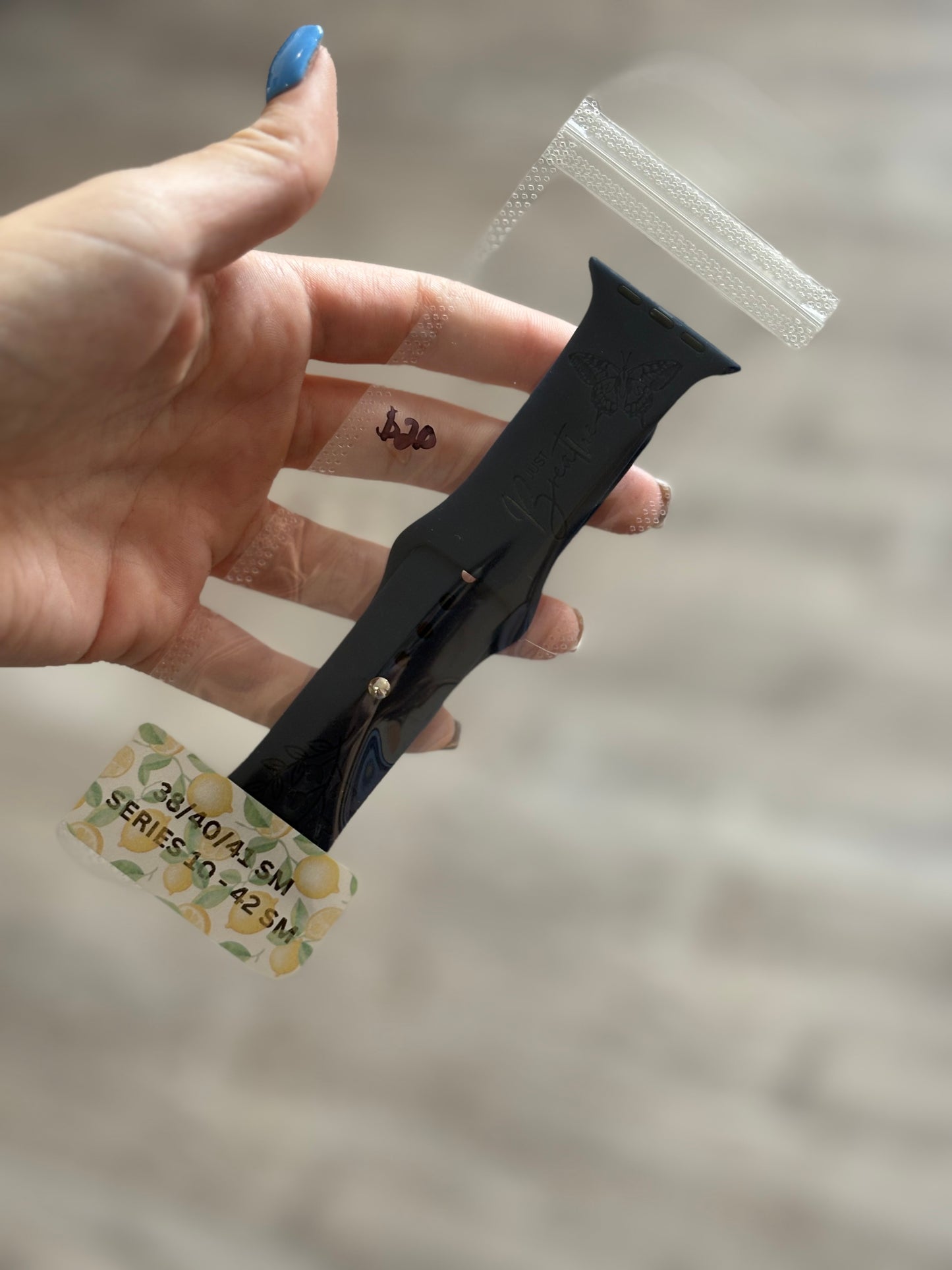 Butterfly Mental Health Band for Apple Watch 1-9, Ultra 2