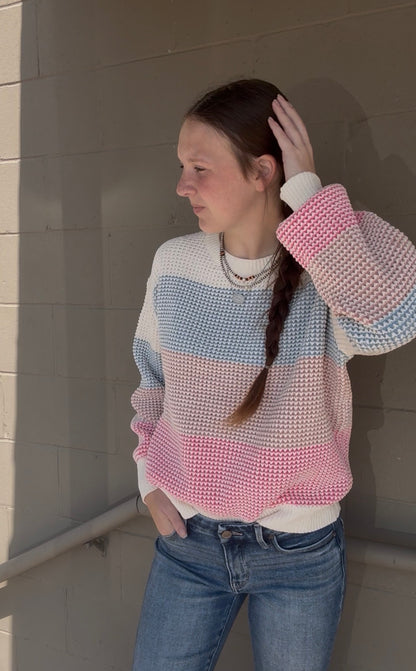 Country Contrast Sweater