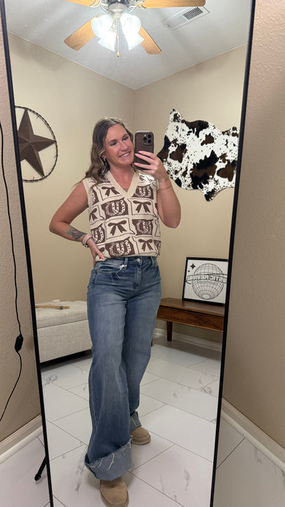 Backroad Beauty Sleeveless Sweater