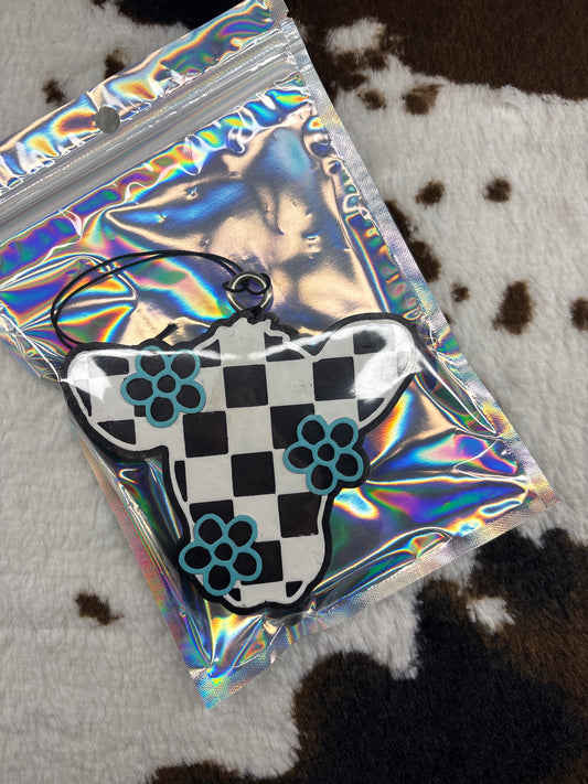 Cow Head Car Freshies