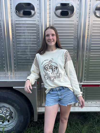 Dusty Trails Patchwork Long Sleeve