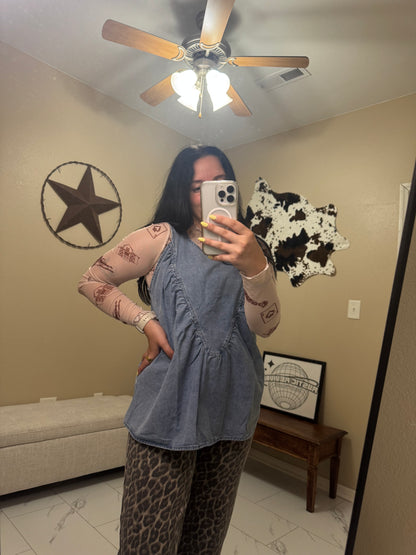 The Blue Jean Beauty Tank