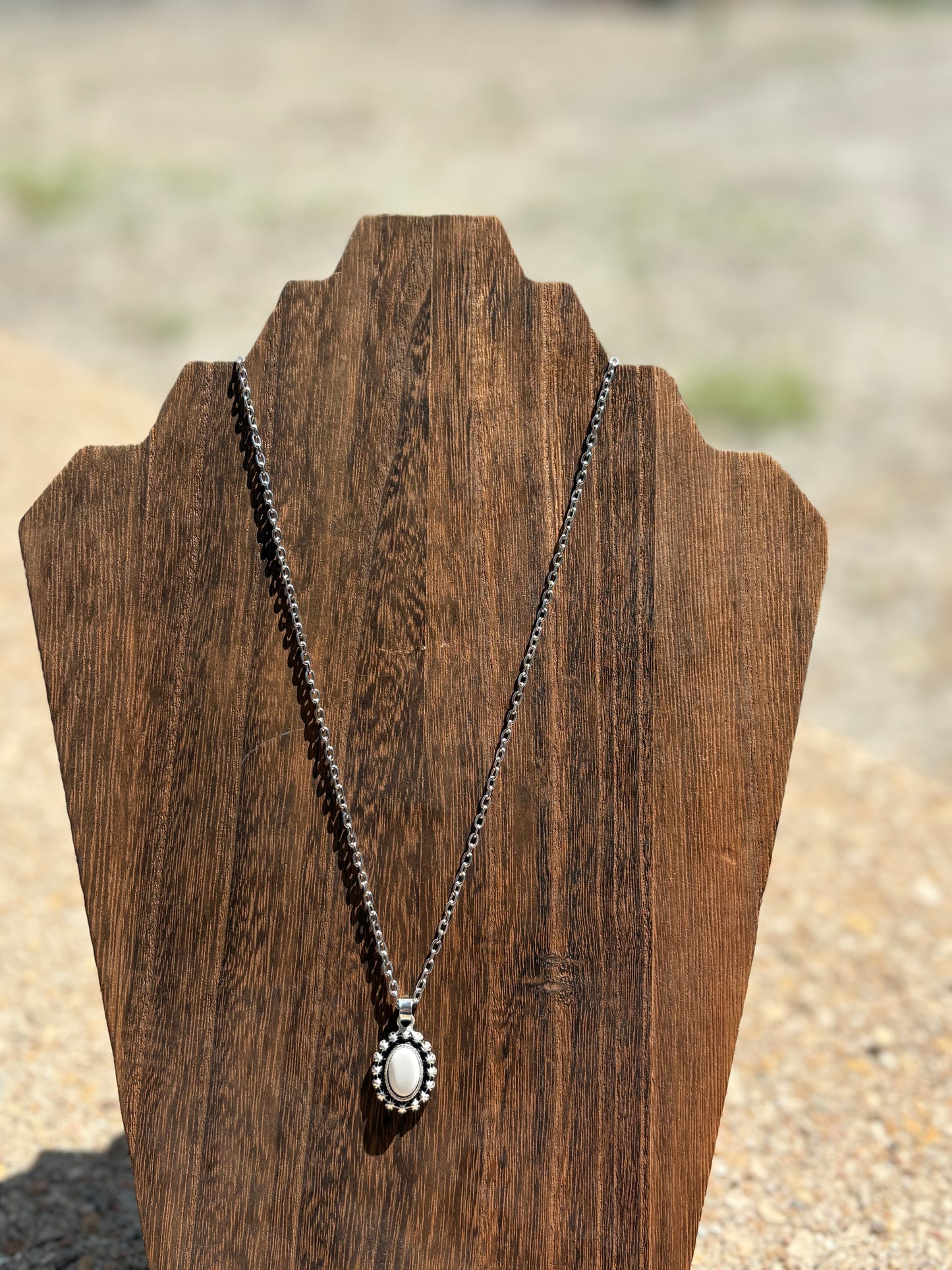 White Desert Necklace