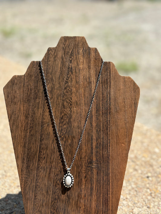 White Desert Necklace