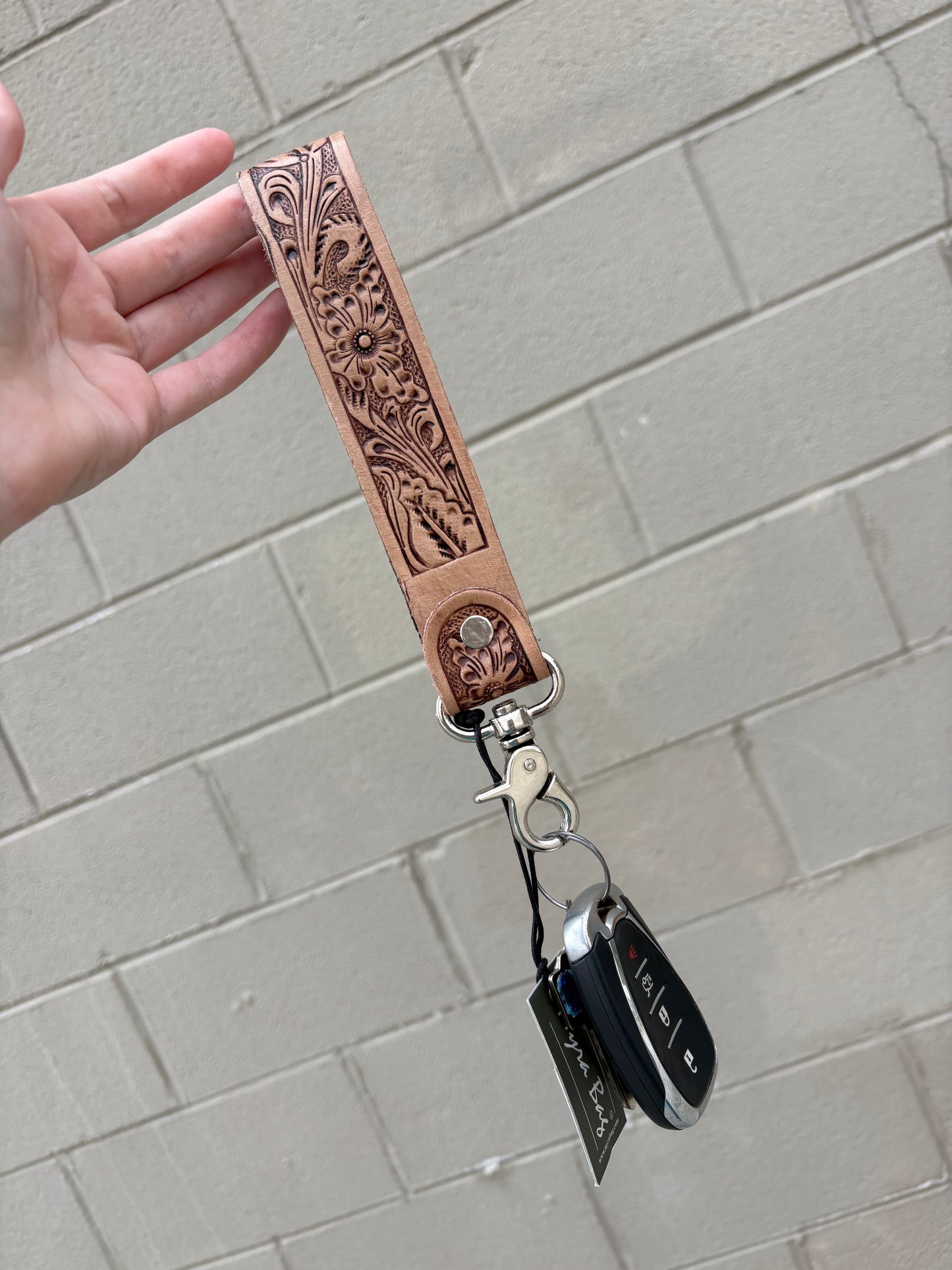 Tampico Trails Key Fob in Honey