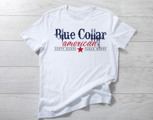 Blue Collar American Tshirt