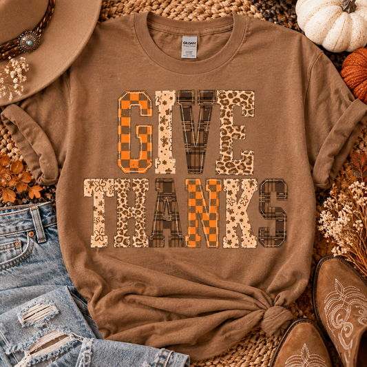 Give Thanks Vintage Patch - Made to Order